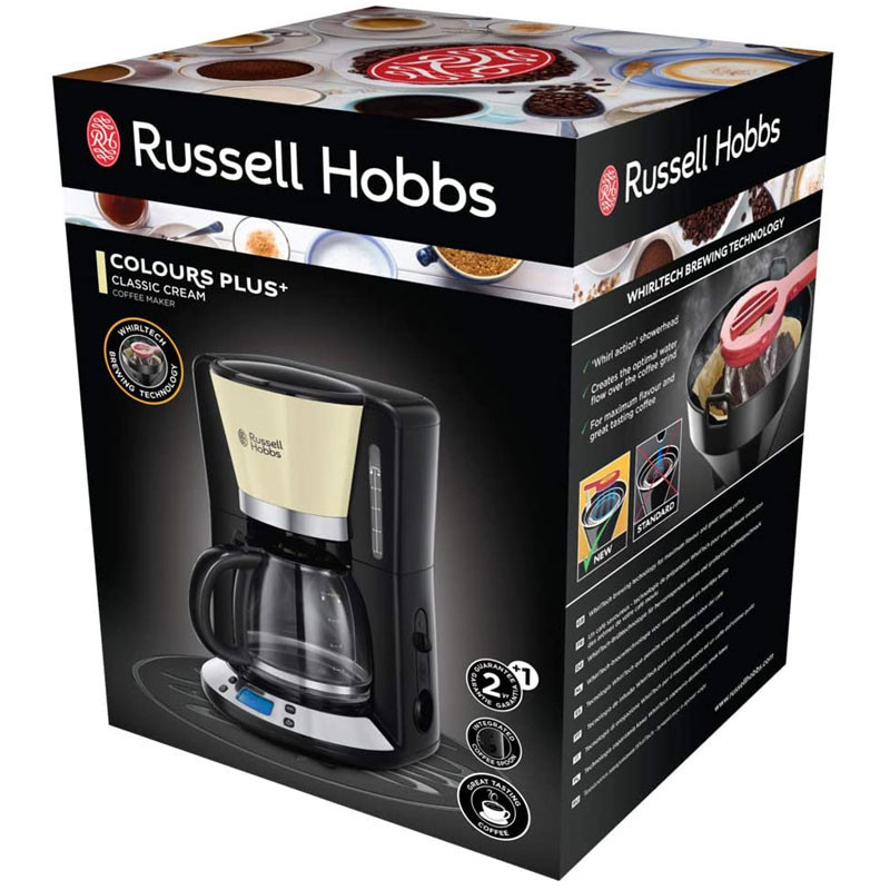 Cafetière Filtre Russell Hobbs 1,25 L Crème