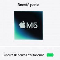 Apple MacBook Air M5 13" 16Go 512Go SSD Starlight en Tunisie