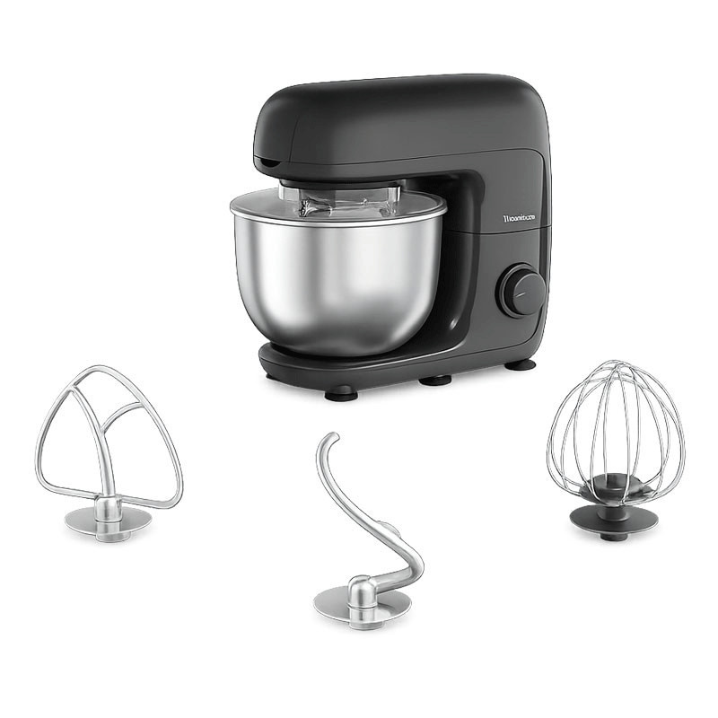 Robot Pétrin Moulinex Bake Essential 800W Noir en Tunisie