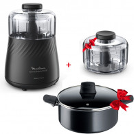 Moulinette Moulinex Eco Respect 1000W 0.3 Litres Noir en Tunisie