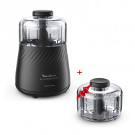 Moulinette Moulinex Eco Respect 1000W 0.3 Litres Noir en Tunisie
