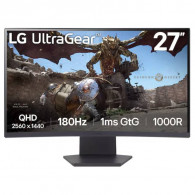 Ecran Gaming Incurvé LG 27GS60QC  27'' QHD 180Hz VA Noir En Tunisie