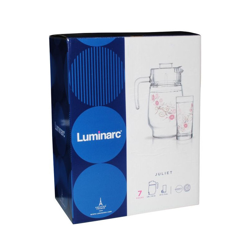 Service boisson Luminarc 7 piéces Juliet