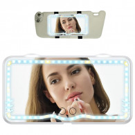 Miroir De Makeup LED Pour Voiture Blanc en Tunisie