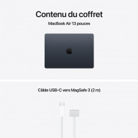 Apple MacBook Air M5 15" 24Go 1To SSD Minuit en Tunisie