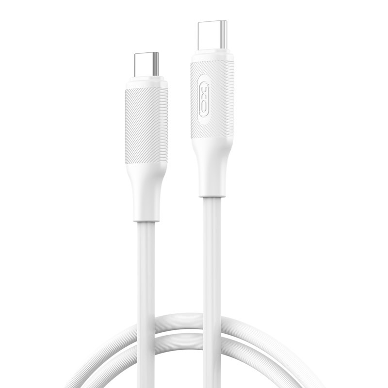 Câble Chargeur XO NB-Q265B Type-C Vers Type-C Blanc en Tunisie