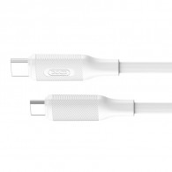 Câble Chargeur XO NB-Q265B Type-C Vers Type-C Blanc en Tunisie