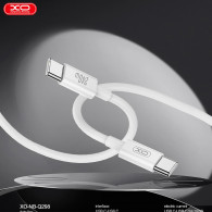 Câble Chargeur XO NB-Q298 Type-C Vers Type-C Blanc en Tunisie