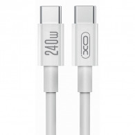 Câble Chargeur XO NB-Q298 Type-C Vers Type-C Blanc en Tunisie