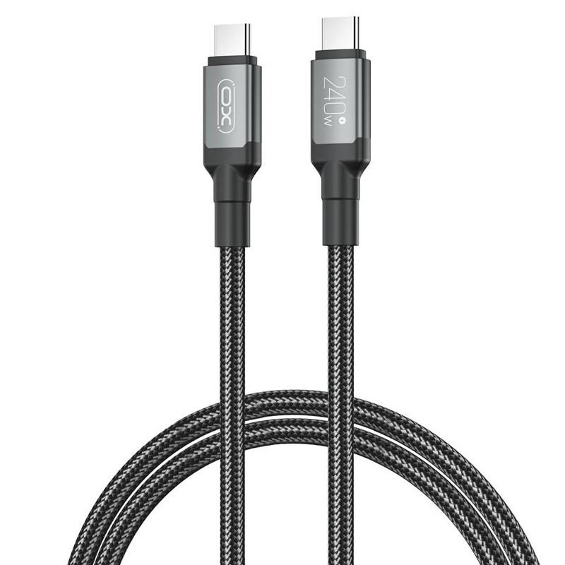 Câble Chargeur XO NB-Q264B Type-C Vers Type-C Noir en Tunisie