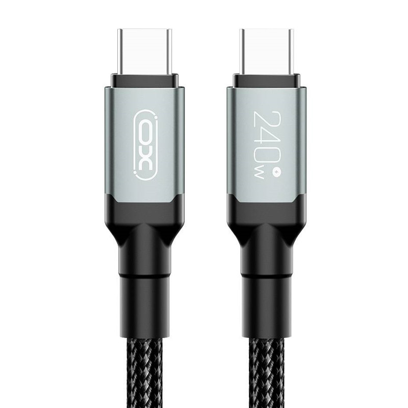 Câble Chargeur XO NB-Q264B Type-C Vers Type-C Noir en Tunisie