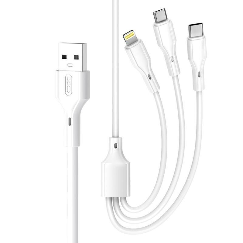 Câble Chargeur XO NB230 3En1 Blanc en Tunisie