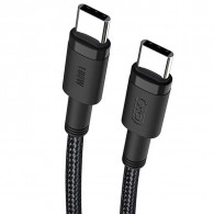 Câble Chargeur XO NB-Q199 Type-C Vers Type-C Noir en Tunisie