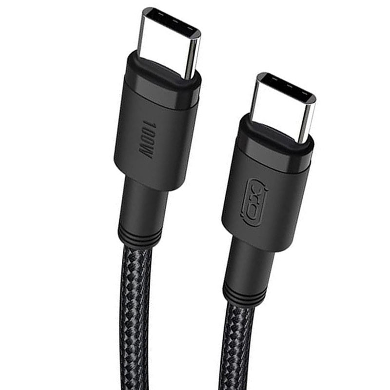 Câble Chargeur XO NB-Q199 Type-C Vers Type-C Noir en Tunisie