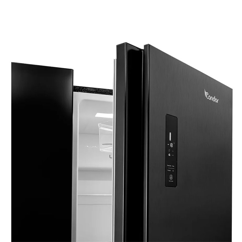 Réfrigérateur Side by Side Condor CRS81NDX 640L NoFrost Dark Inox en Tunisie