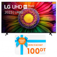 Tv LG 55" Série UR8000 UHD 4K 2023 Smart TV Noir en Tunisie