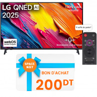 Tv LG QNED70 55" QNED AI 4k Ultra HD Smart Tv 2025 Noir en Tunisie