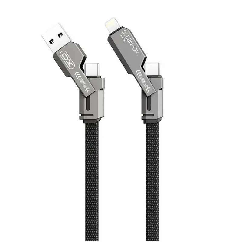 Câble Chargeur XO NB290 4En1 Gris en Tunisie