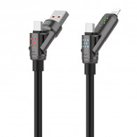 Câble Chargeur XO NB295 4En1 Noir en Tunisie