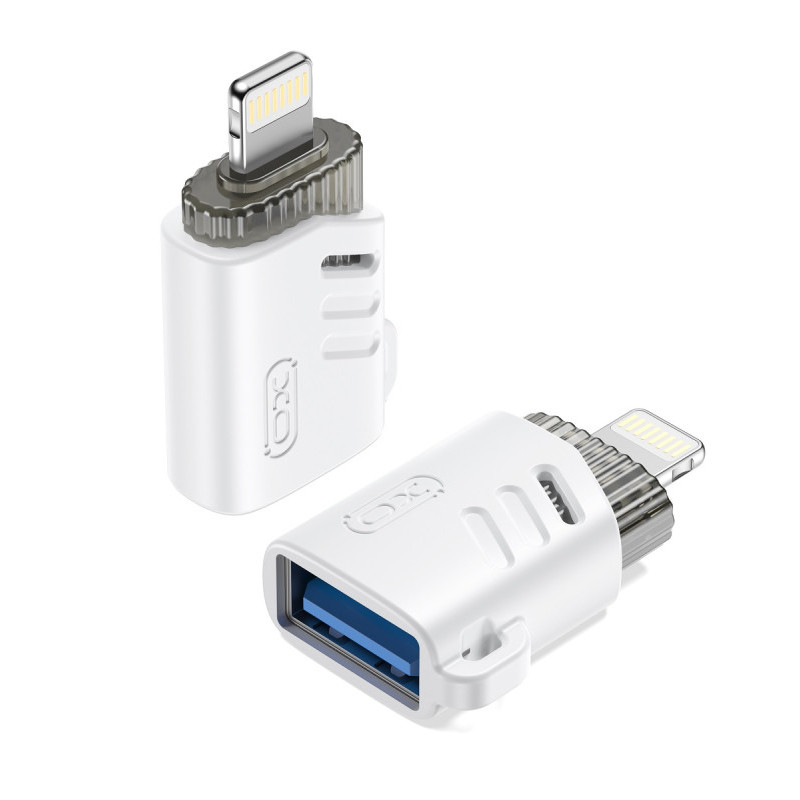 Adaptateur XO OTG USB-A Vers Lightning NB256A Blanc En Tunsiie