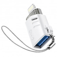 Adaptateur XO OTG USB-A Vers Lightning NB256A Blanc En Tunsiie