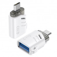 Adaptateur XO OTG USB-A Vers Micro USB NB256C Blanc En Tunisie