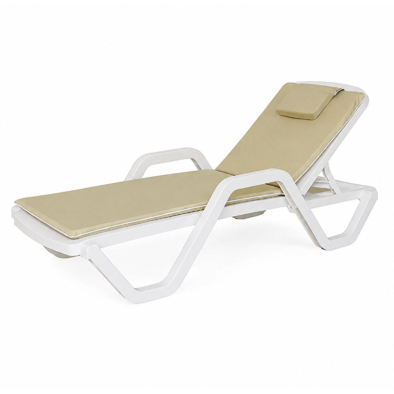 Matelas De Transat Imperméable Avec Coussin Beige En Tunisie