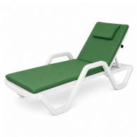 Matelas De Transat Imperméable Avec Coussin Vert En Tunisie
