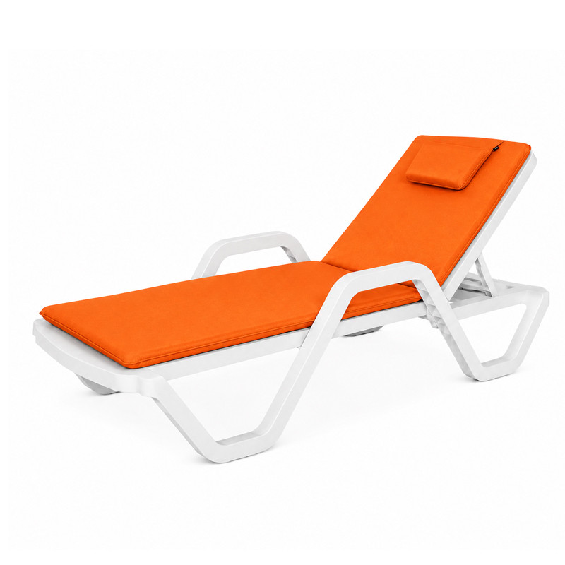 Matelas De Transat Imperméable Avec Coussin Orange En Tunisie