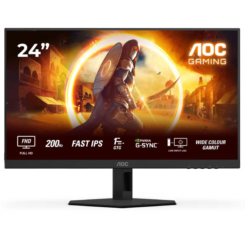 Ecran Gaming AOC 24G4HRE 23.8" FHD 200Hz Fast IPS Noir En Tunisie