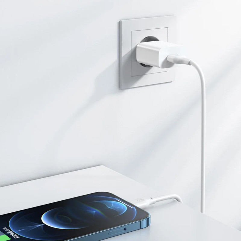 Chargeur XO L103 20W Avec Câble USB-C Blanc En Tunisie