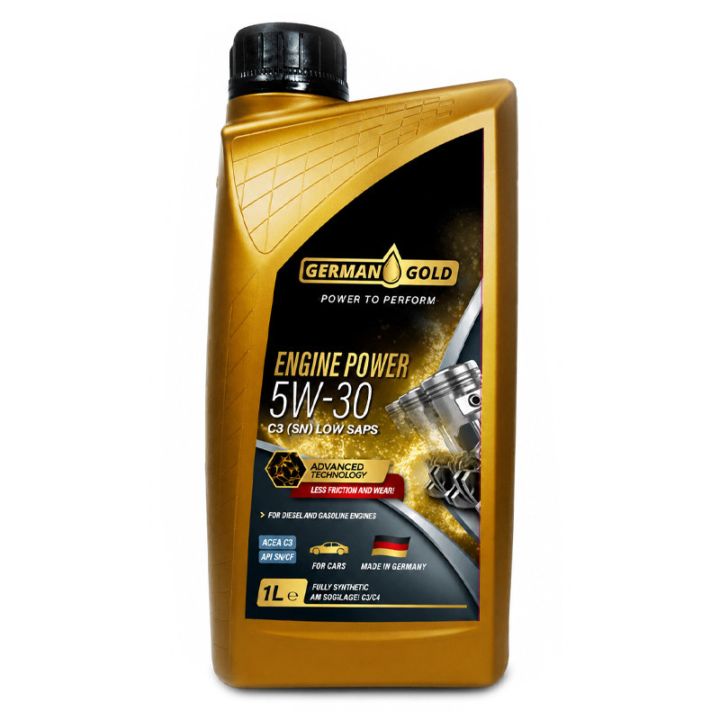 Huile Moteur German Gold Engine Power 5W30 C3 Low Saps 1L En Tunisie