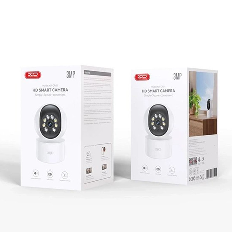 Caméra De Surveillance Interne  XO 3MP 300W CR01 Blanc en Tunisie