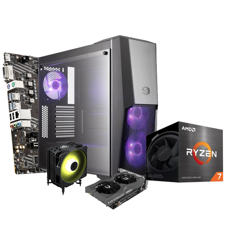 Pc Gamer Apex R700 Ryzen 7 5700 16Go 512Go SSD RTX 3050 6Go en Tunisie