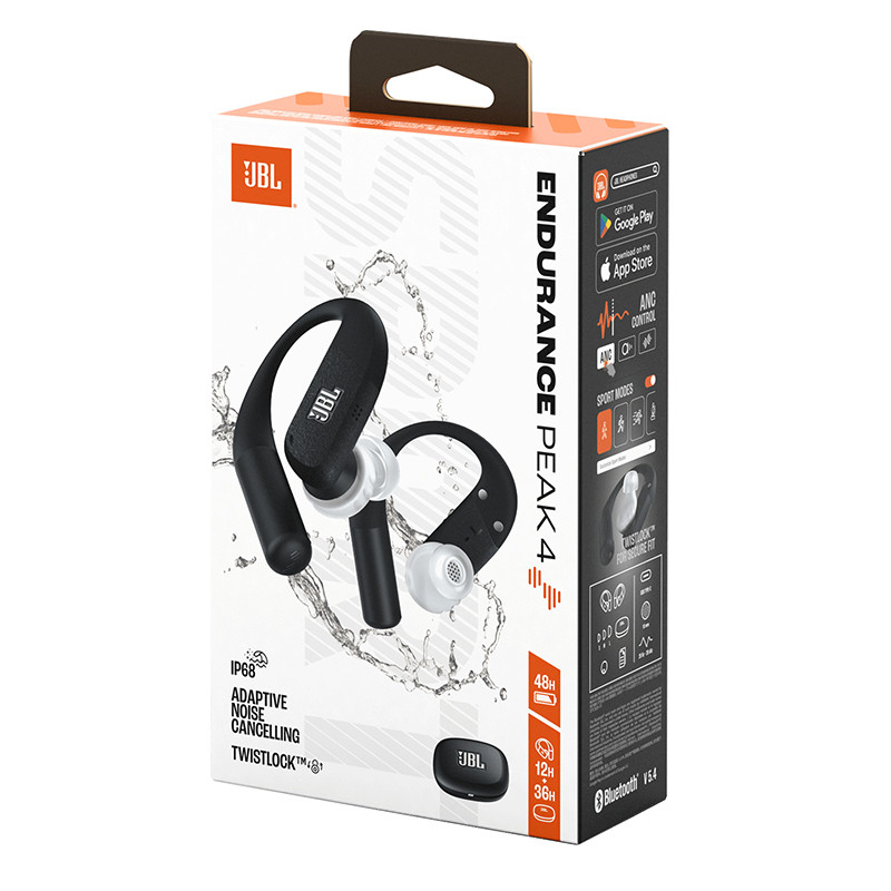 Ecouteurs Sans Fil JBL Endurance Peak 4 Noir et Gris En Tunisie