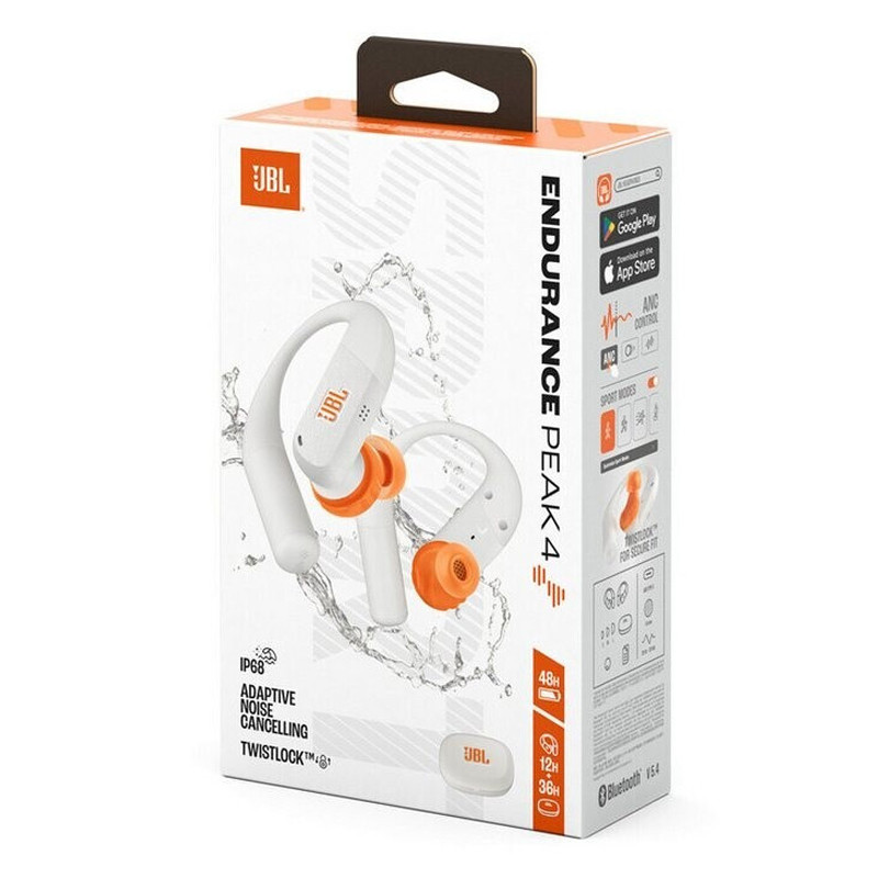 Ecouteurs Sans Fil JBL Endurance Peak 4 Blanc En Tunisie