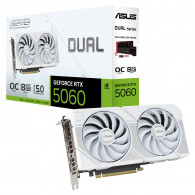 Carte Graphique Asus Dual GeForce RTX 5060 OC 8Go GDDR7 Blanc en Tunisie