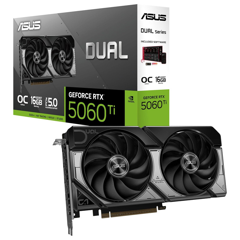 Carte Graphique Asus Dual GeForce RTX 5060Ti OC 16Go GDDR7 en Tunisie