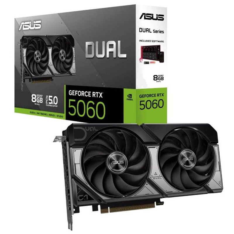 Carte Graphique Asus Prime GeForce RTX 5060 OC 8Go GDDR7 en Tunisie
