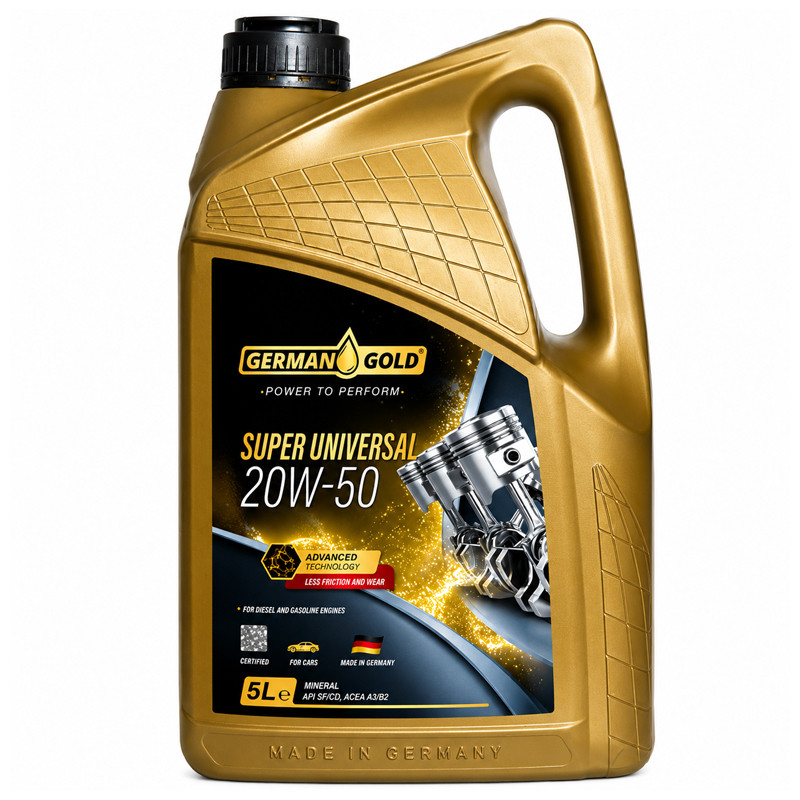 Huile Moteur German Gold Super Universal 20W-50 4L en Tunisie