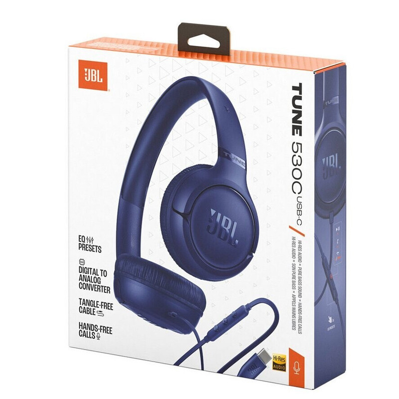 Casque Filaire JBL Tune 530-C Bleu En Tunisie