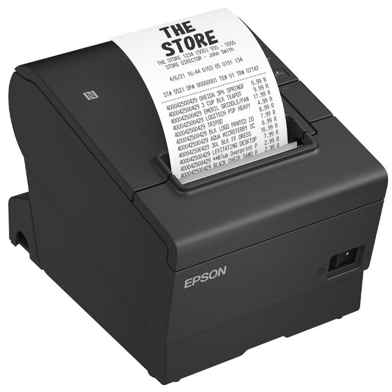 Imprimante Thermique Pour Tickets Epson TM-T88VII Noir en Tunisie