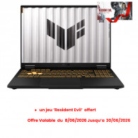 Pc Portable Asus Tuf Gaming F16 TUF608JM I5 13Gén 32Go 512Go SSD Windows 11 RTX 5060