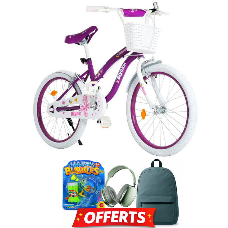 Vélo Enfant Blynx KID02 12″ Violet En Tunisie