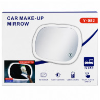 Miroir De Makeup LED Pour Voiture Y-082 Rose en Tunisie