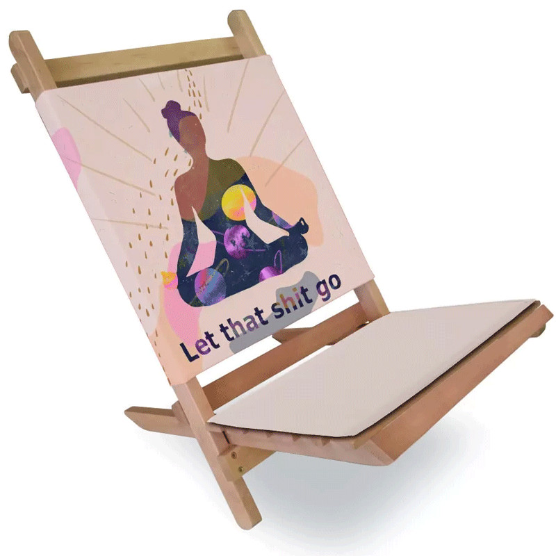 Chaise Compacte Duo Accessories Let That Shit Go Rose en Tunisie