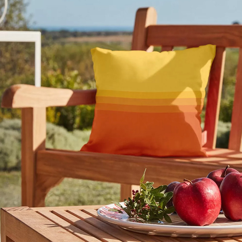 Coussin Outdoor Carré Sunset Orange En Tunisie