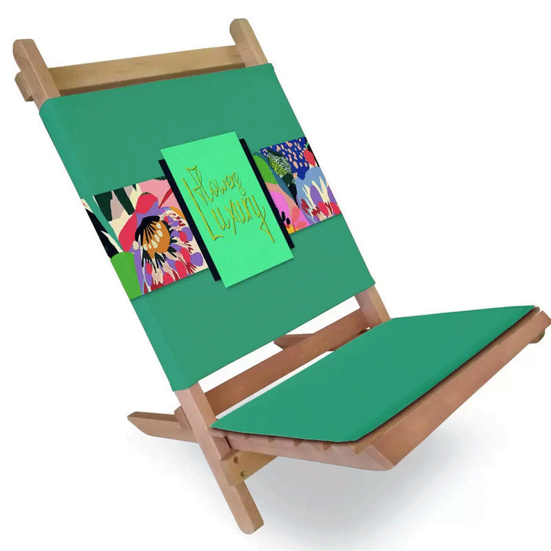 Chaise Compacte Flowers Luxury Vert en Tunisie