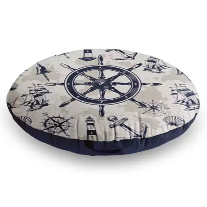Coussin De Sol Captain Marine Bleu En Tunisie