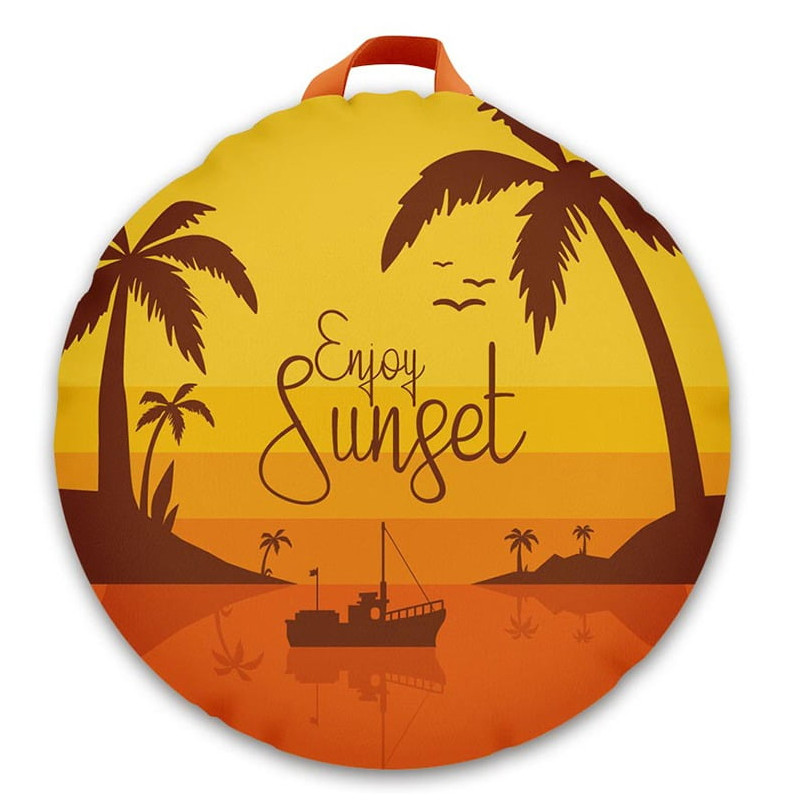 Coussin De Sol Enjoy Sunset Orange En Tunisie